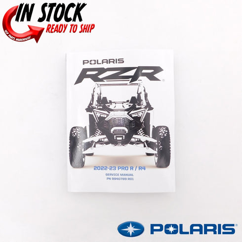 POLARIS SERVICE MANUAL 2022-24 Polaris RZR PRO R RZR PRO R4 ALL GENUINE OEM NEW